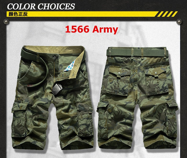  Celana  Camouflage Military  Pendek Pria Size 31 Army  